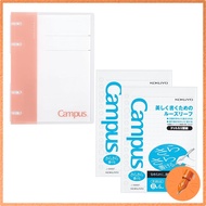 Binder with 2X2 rings usable like Kokuyo Campus Notebook A6 Pink Loose Leaf 2-Pack AM-LN124P-SP