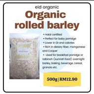 ORGANIC ROLLED BARLEY / BARLI ORGANIK / HALAL CERTIFIED / ORGANIC CERTIFIED