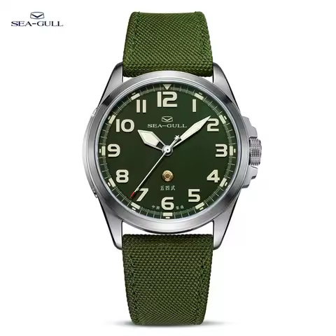 Seagull часы мужс Men's Wristwatch Sports Automatic Mechanical Watch 100m Waterproof Army Watch Offi