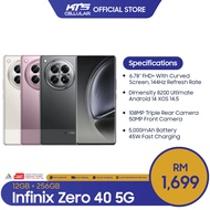 Infinix Zero 40 5G (12GB+256GB) Smartphone - Original 1 Year Warranty by Infinix Malaysia