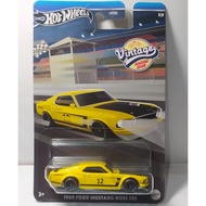 HOT WHEELS '69 FORD MUSTANG BOSS 302 YELLOW