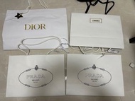 名牌紙袋 Dior （miumiu /Prada Sold out)