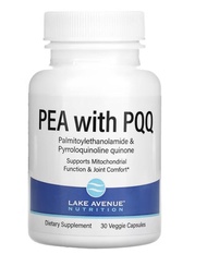Lake Avenue Nutrition PEA (Palmitoylethanolamide) with PQQ 30 Vcaps