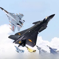Airplane Model J-20 J-10F16 B2 Alloy Fighter Model Airplane Boy Toy Simulation Airplane Metal Orname