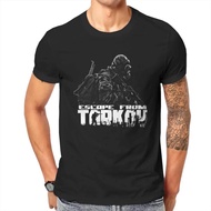 Escape From Tarkov Shooter Game Individuality T-Shirt PMC Crewneck Cotton for Men