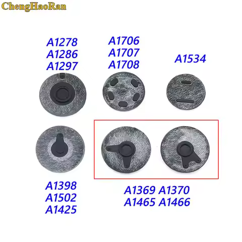 1PC Rubber Foot Laptop Non-Slip Mat Feet Pad for Macbook Pro Retina A1398 A1425 A1502 OEM Bottom Cas