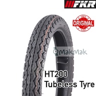 FKR TAYAR HT200 70/90-17, 80/90-17 , 80/90-18 , 90/90-18 Tubeless Tyre Bunga TT100