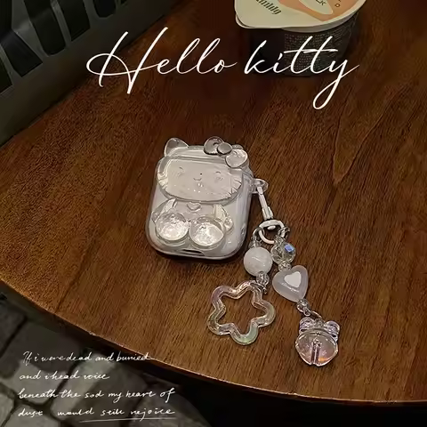 Cute Cartoon Hello Kitty for AirPods Pro3 Cartoon Headphone Case for Airpods Pro2 Pro 4 3 2 1 Protec