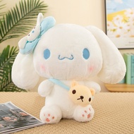 Gấu Bông Melody Cinnamoroll Kurumi đeo túi thú bông thỏ đám mây hoạt hình cho bé