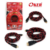 OKER HDMI 1.4 Gold Digital Video Cable 1.8m Model HD-401