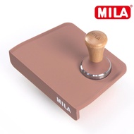 MILA 櫸木色彩矽膠填壓器58mm+防塵矽膠填壓墊-咖啡