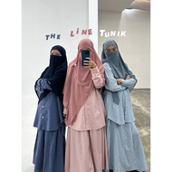 French Khimar Square by Khumaira Syari | French Khimar square ceruty | Instant khimar ceruty french 