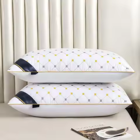Durable 48x74CM Hotel Pillows Hotel-Grade Sleep Aid Sleep Aid Pillow Single Pillow Core Dormitory Us