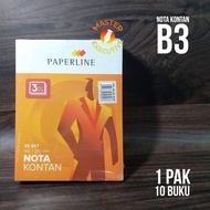 [Pack - 10 Books] Paperline Large Cash Note Book 3 Ply NCR Multiple Pack B3