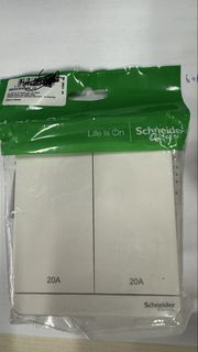 施耐德（Schneider) 20A 孖位開關