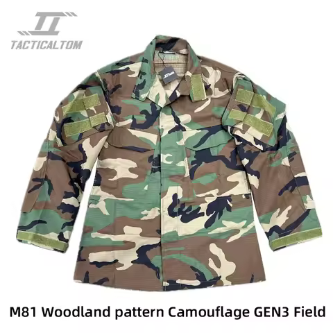 Tactical Tom GEN3 M81 Woodland pattern camouflage G3 Combat Suit Field Camouflage Outdoor Sports Tra