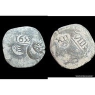 1655 8MARAVEDIS PHILIP IV(SPAIN)HTF (COUNTERSTAMPED) H O B B Y I S T C O L L E C TI O N