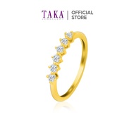TAKA Jewellery Diamond Ring 9K