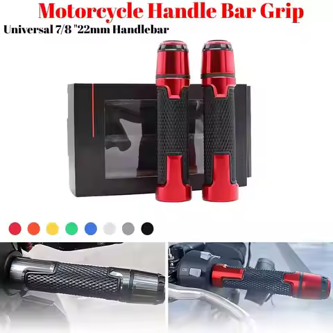 Universal 7/8 "22mm Motorcycle Handlebar Grips CNC Aluminum Bicycle Mountain Cycle Handle Grip For H