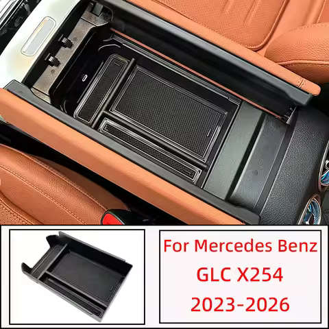 For Mercedes-Benz GLC Coupe X254 GLC200 GLC300 GLC43 AMG Line 2023+ ABS car center console armrest s