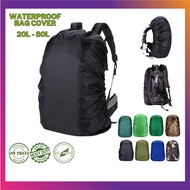 【Highlight Waterproof Bag Cover】 Outdoor Camping Hiking Pack Rain Hujan Cover Backpack Cover Grab