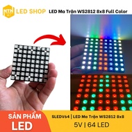 LED Matrix WS2812 8x8 Full Color | LED Matrix 64 RGB bulbs Controlled by Point via Arduino STM32 ESP