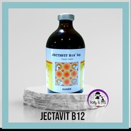 Jectavit B12 Injection 100ml Vitamin B12 Cow Sheep Goat Horse Pig Cat Jektavit