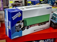 全新 TOMYTEC TOMICA LIMITED VINTAGE NEO TLVN LV-N292C HINO PROFIA TRACTOR + 40FT CONTAINER TRAILER 日野 