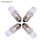 XXHZ 5pcs E10 Led Bulb DC 3V 4.5V Instrument Bulb Indicator Bulb Flashlight Bulb [MY]