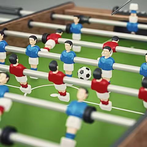 4Pcs High Strength Foosball Rods Table Football Poles Universal Compatibility Easy Setup Space Savin