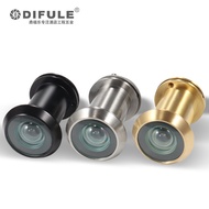 All Copper Cat's Eye 200 Degree Wide-Angle Hotel Door Anti-Theft Door Cat's Eye Anti-Prying Anti-Rot