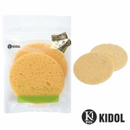 Korea KIDOL Large Log Propeller Face Wash Sponge 2pcs 8-0017