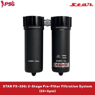 STAR FX-200: 2-Stage Pre-Filter Filtration System (25um+5um)
