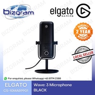 Corsair Elgato Wave:3 Premium USB Condenser Microphone and Digital Mixing Solution (CS-10MAB9901)