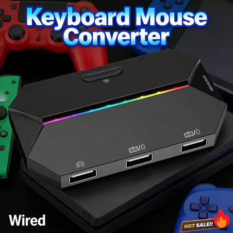 G6L Gaming Keyboard Mouse Converters Portable Wired Mobile Controller Adapters Electronic Machine Ga