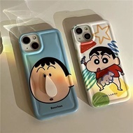 Creative Cartoon Dumb Shin-Chan Suitable for iPhone14promax Phone Case 1312 Silicone xs Glue 11 Soft