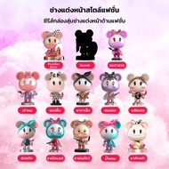 โมเดลฟิกเกอร์ สุ่ม Cosmos Bear น่ารักอะนิเมะรูปเดสก์ท็อปเครื่องประดับ ตุ๊กตาโมเดล เครื่องประดับโมเดล