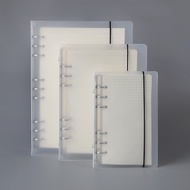 (Clearance) Howoo A5/A6/A7 Matt White Planner Cover 6 Holes Loose Leaf Ring Binder Journal