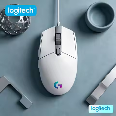 Logitech G203 Prodigy RGB Gaming Mouse Wired 200-8000 DPI 6 Buttons 1ms Response 1000Hz Polling Game