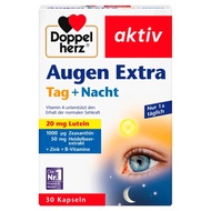 【In Stock】 Doppelherz Eye Protection Extra Capsules Lutein + Zeaxanthin + Blueberry extract 30 Cap. 