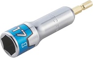 Kyoto Tool (KTC) BZP63-17 Socket Bit, Difficult to Attack, Hex Face, 0.7 inches (17 mm), Compatible 