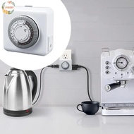 PEWANY Mechanical Timer, 24-Hour Cycle 30-Minute Intervals Plug-in Timer, Mechanical Switch 15A 1250