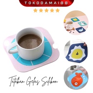 Cute Character Koster Silicone Coaster Coaster Silicone Coaster Unique Cartoon Pot Cup