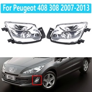 For Peugeot 408 2010 2011 2012 2013 fog lamp assembly Front Bumper Fog Light Fog Lamp Foglight Car Lights