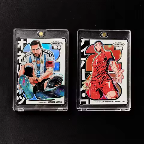 2026 World Cup Teka Messi C Ronaldo Manga Self Made Star Card SSP Glossy Laser Game Collection Card