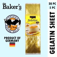 GELITA GELATIN SHEETS HALAL BOVINE GERMANY (REPACK)