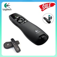 Logitech R400 USB Wireless Presenter Red Laser Pointer 2.4GHz Remote Control Pointer Pen For PPT Pre