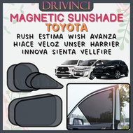 TOYOTA 6pcs Avanza Estima HiAce Harrier Innova Zenix Rush Sienta Rush Vellfire Estima Veloz Wish Mag