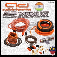 Audible Dynamics AD 8GA Gauge 2 Channel Car Audio Amplifier Wiring Kit ADWK-8GA
