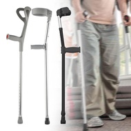 [Homyl478] Forearm Crutches for Adults Lightweight Universal Arm Crutches for Women Men